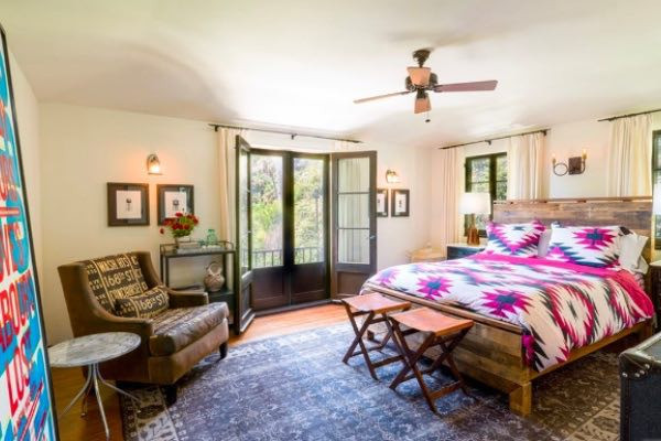 Dormitorio masión Leonardo Dicaprio