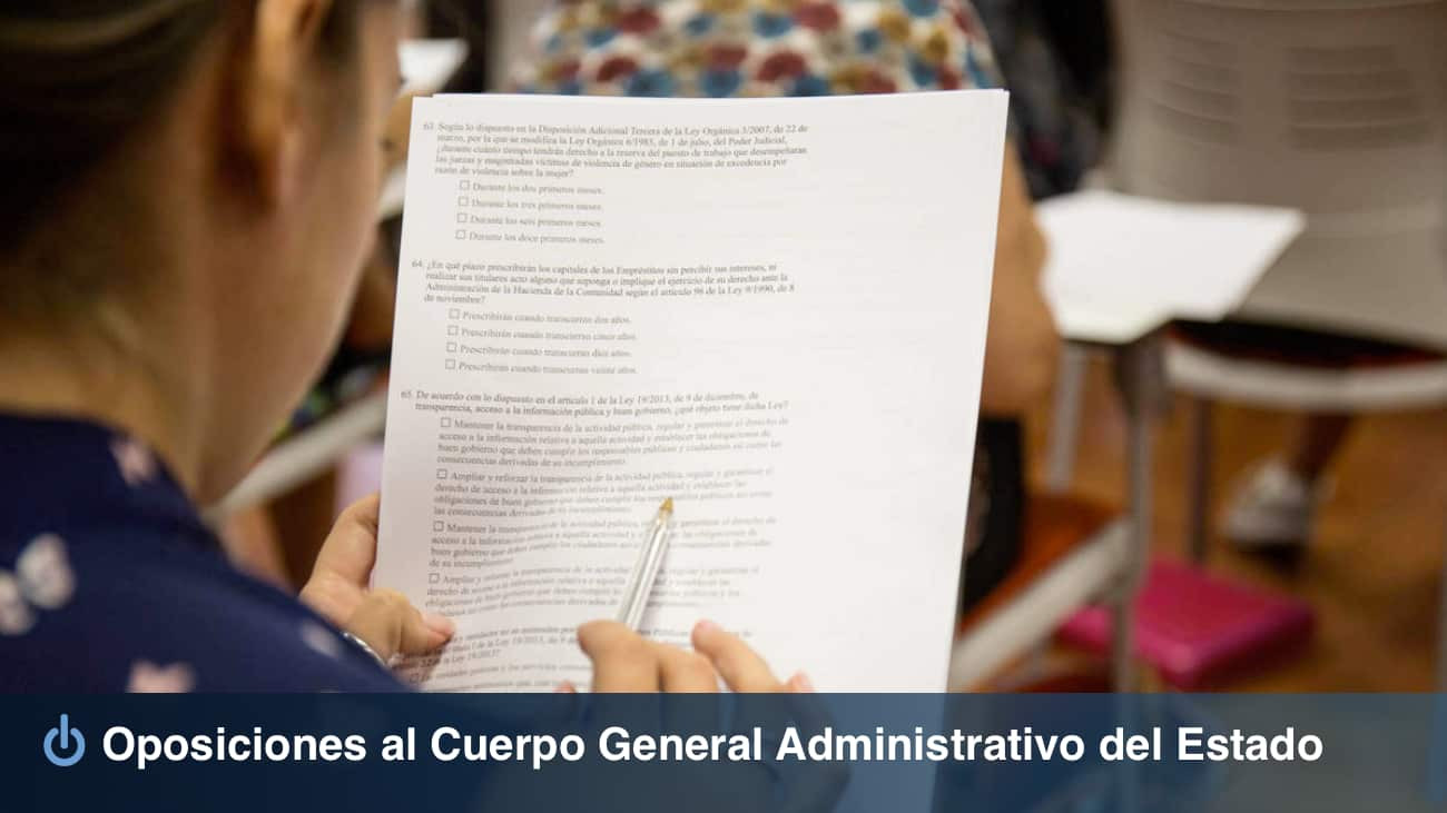 Oposiciones al Cuerpo General Administrativo de la Administración del Estado 2021 con 3.800 plazas