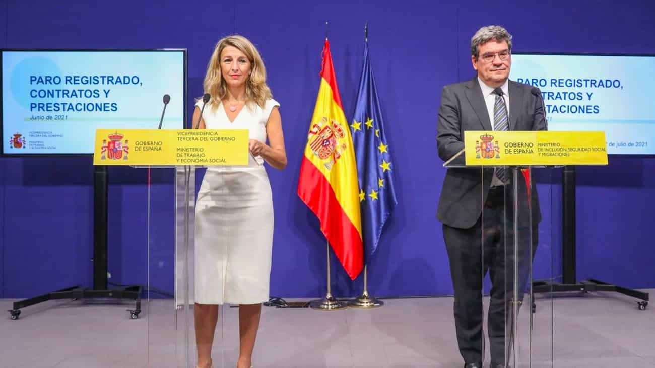 Datos del paro junio 2021: desplome del desempleo y trabajadores en ERTE