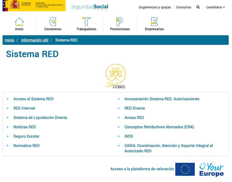 sistema red