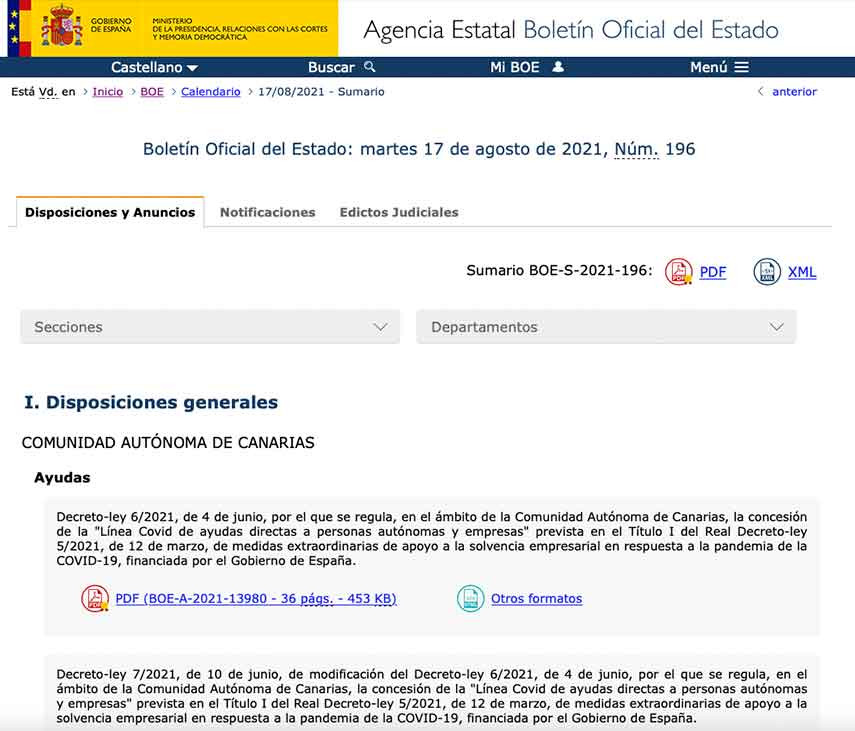 oposiciones BOE