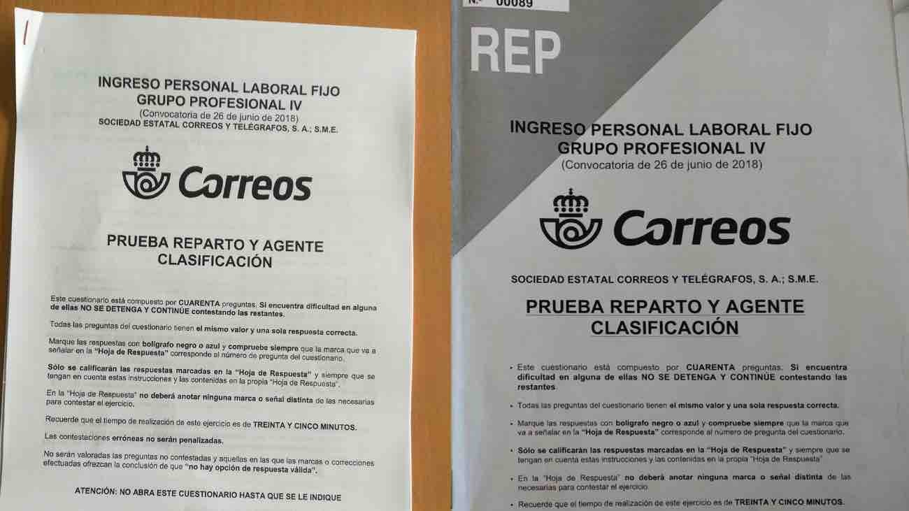 Oposiciones de Correos 2021: Estas son las respuestas a los exámenes