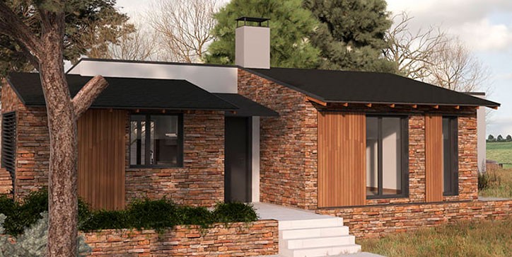 vivienda prefabricada arena