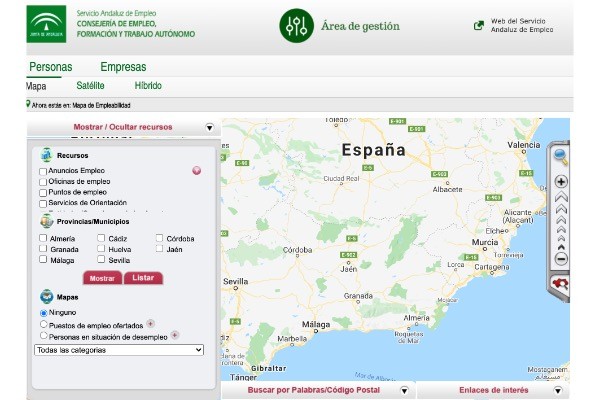 mapa empleabilidad