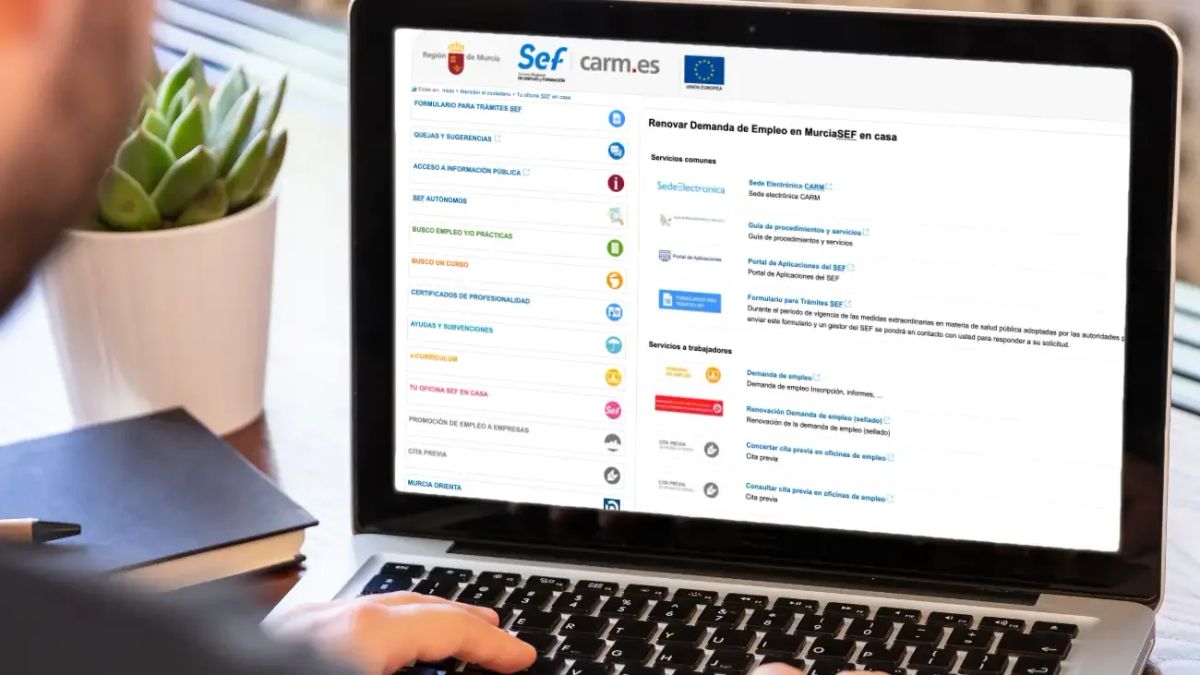 Cómo sellar el paro en Murcia: renovar la demanda de empleo