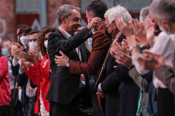 Pedro Sánchez y José Luis Rodríguez Zapatero