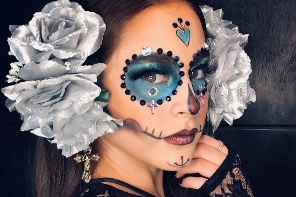 Disfraz de Catrina para Halloween. 