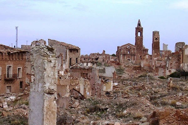 Belchite y los sonidos de la guerra (Zaragoza)