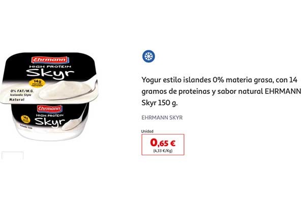 skyr Alcampo 