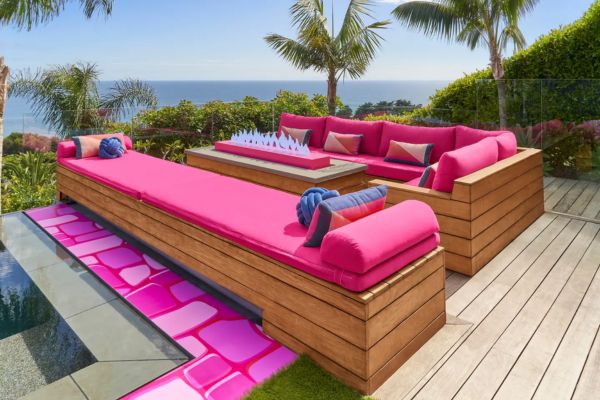 Terraza de la mansión de Barbie