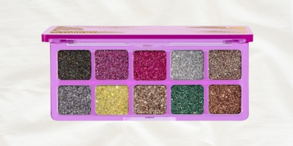 Paleta de sombras glitter Summer Paradise Deliplus
