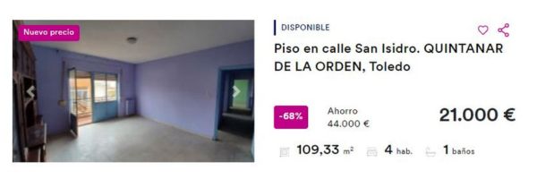 Piso en venta en Quintanar de la Orden 