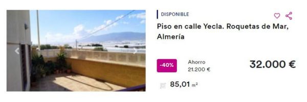 Piso en venta en Roquetas de Mar