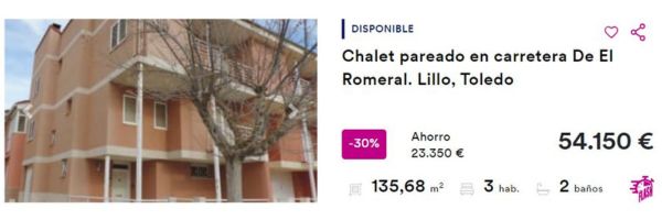 Casa en venta en Lillo por 54.150 euros 