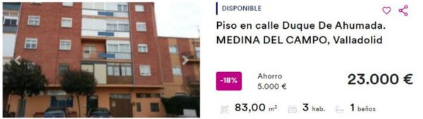 Piso en venta en Medina del Campo