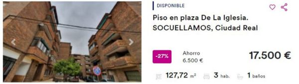 Piso en venta en Socuéllamos