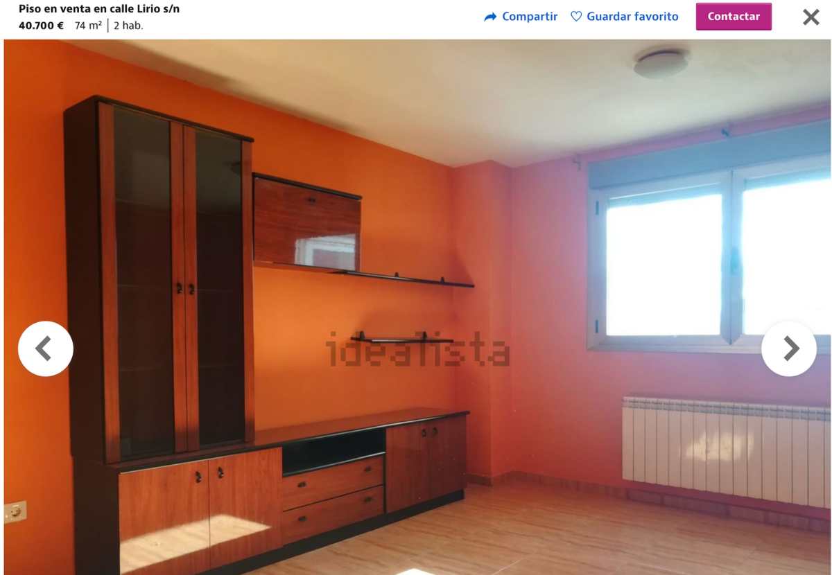 Piso en venta en Carrión de la Calatrava por un precio de 40.700 euros