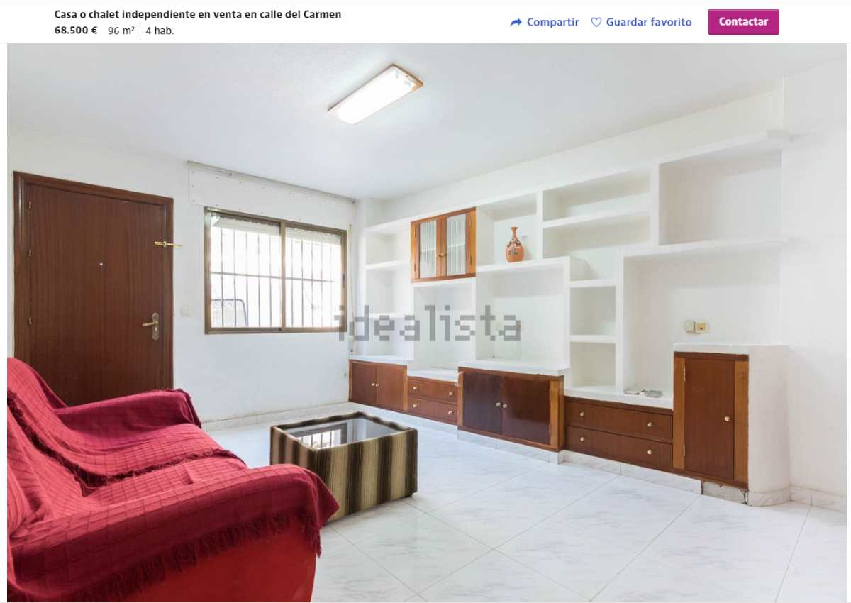 Chalet en venta en Corvera (Murcia) por un precio de 68.500 euros 