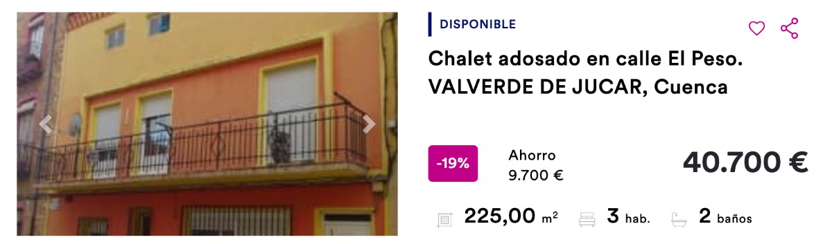 Chalet en Valverde de Júcar, en Cuenca