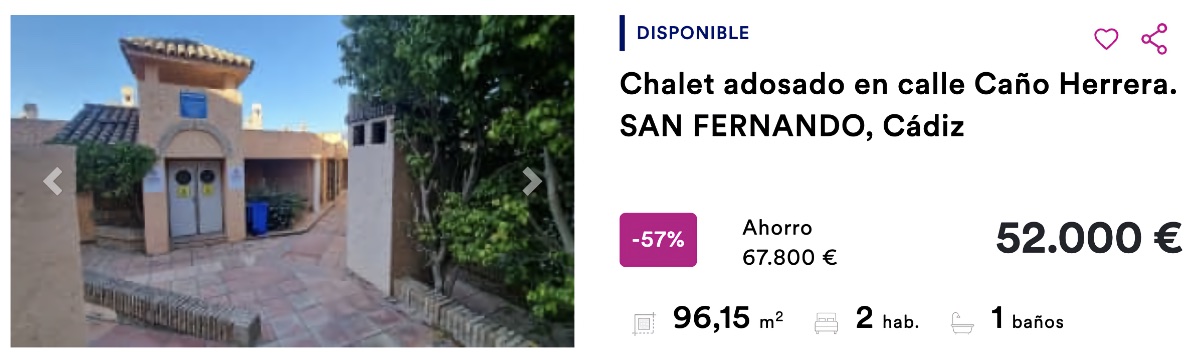 Chalet adosado de CaixaBank en San Fernando