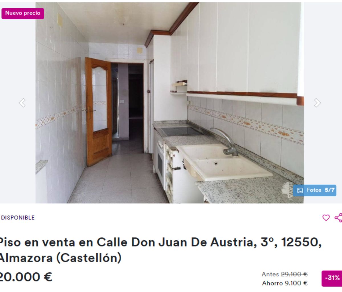 Piso en venta en Almazora