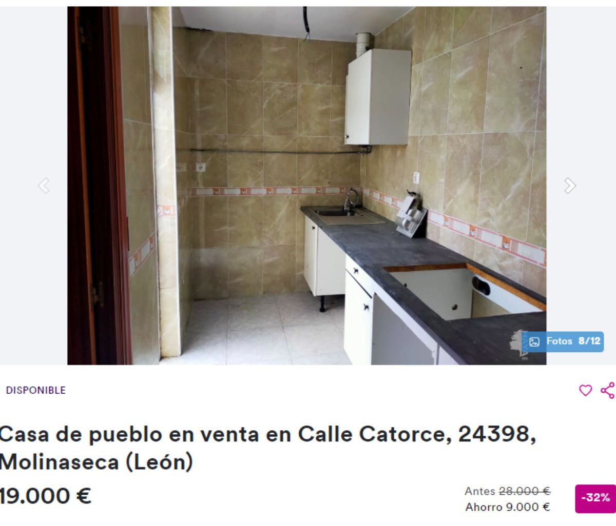 Casa de pueblo en venta en Molinaseca
