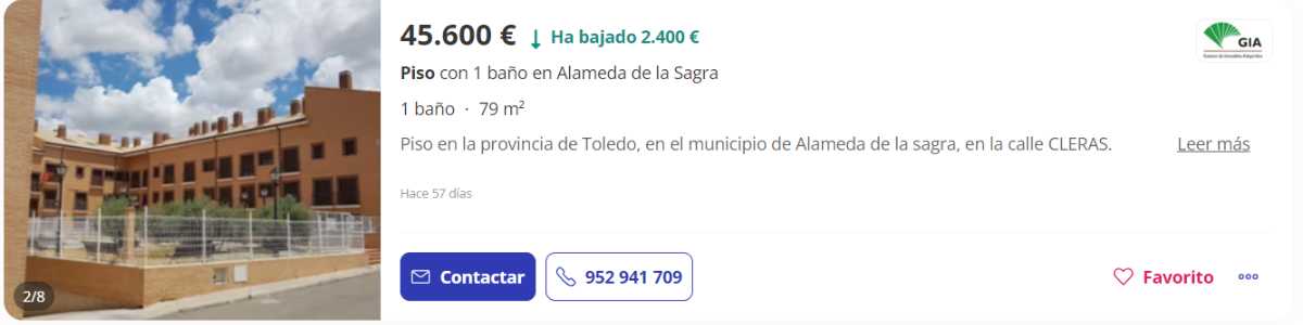 Piso de Unicaja en venta en Alameda de la Sagra