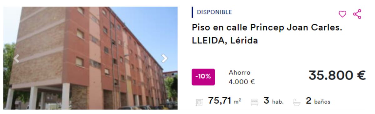 Piso de BBVA en venta en Lérida| Haya Real Estate