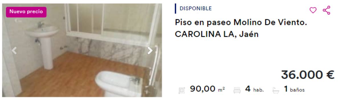 Piso de BBVA en venta en La Carolina | Haya Real Estate