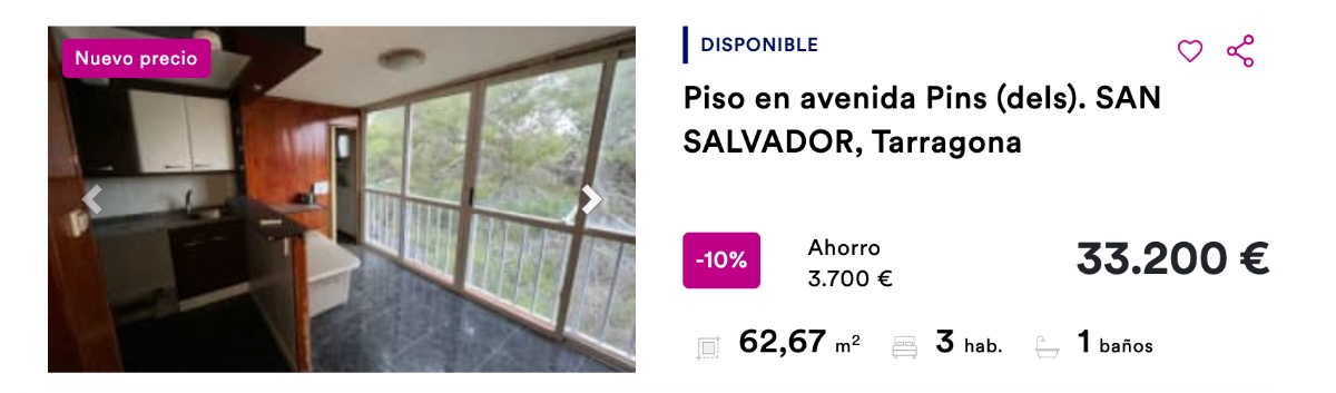 Piso de BBVA a la venta en San Salvador