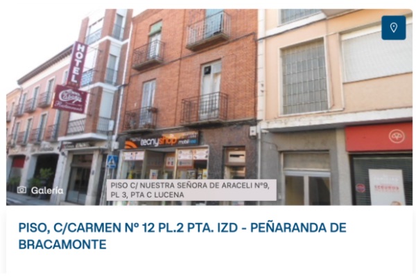Piso del Banco Santander en Peñaranda 