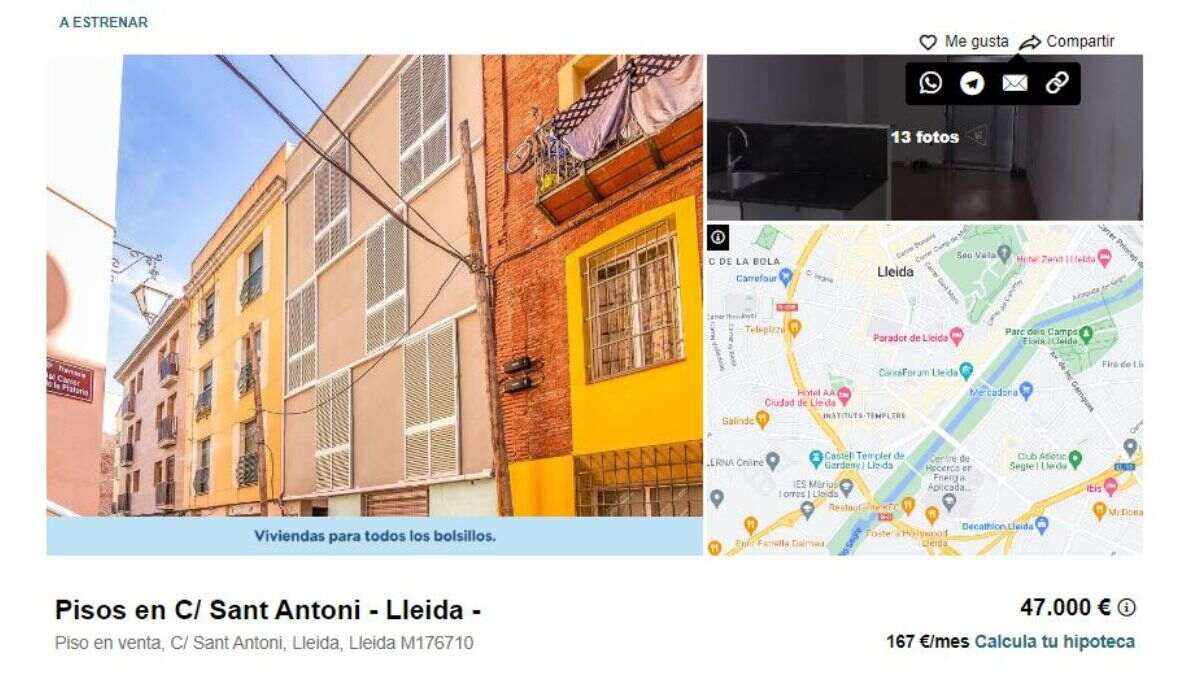 Piso de Solvia a la venta en Lleida