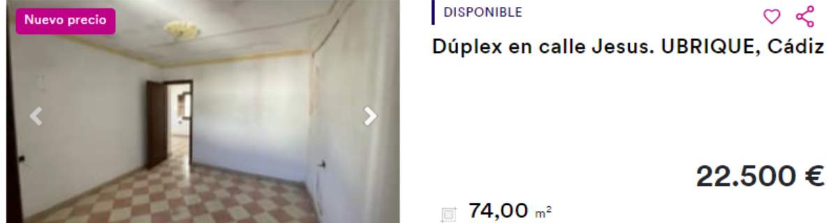 Piso en venta BBVA por 22.500 euros