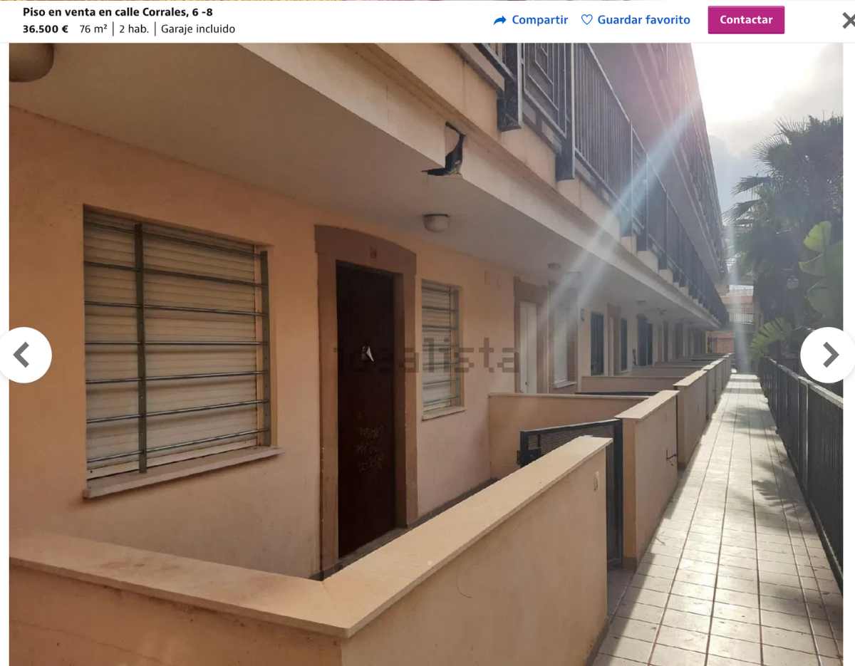 Piso en venta en El Ejido (Almería) por un precio de 36.500 euros