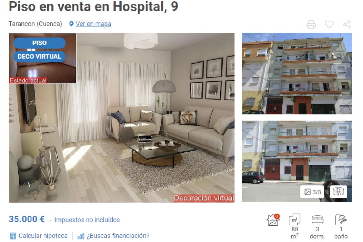 Piso en venta en Cazalegas por un precio de 24.800 euros 