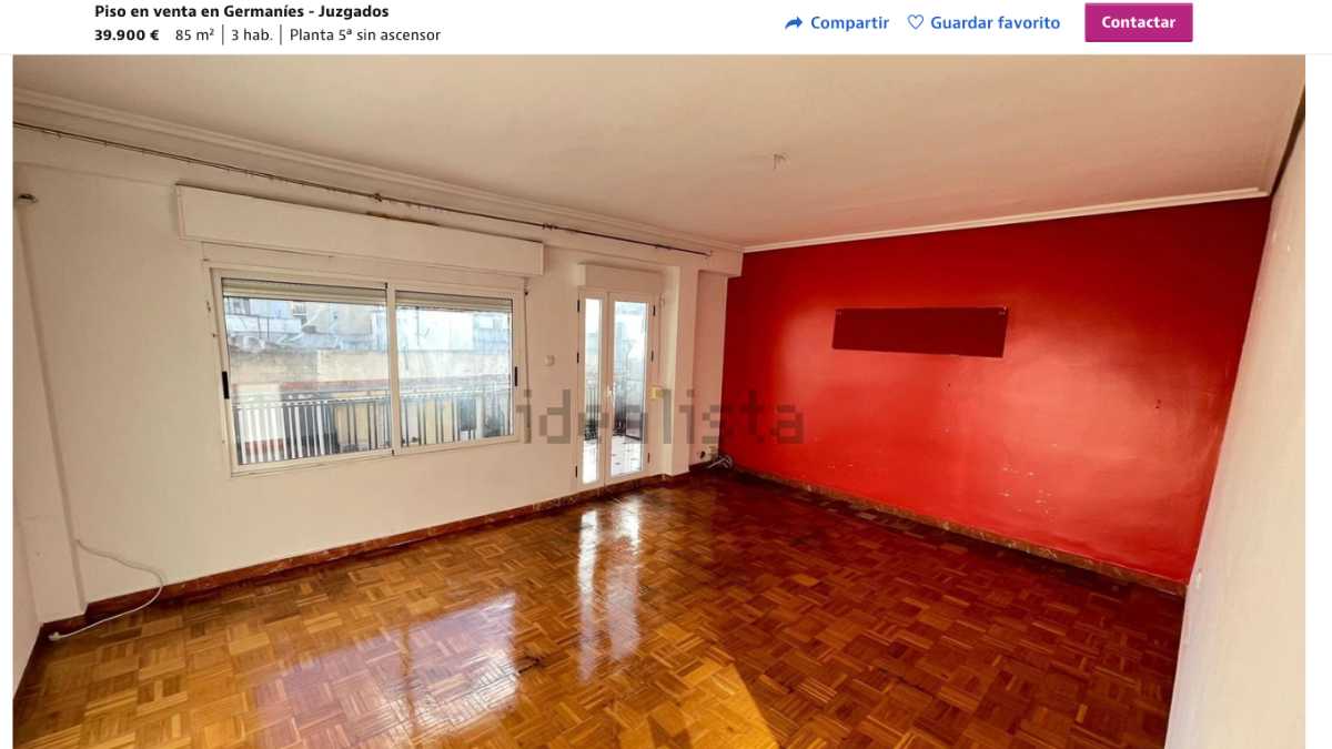 Piso en venta en Gandía por un precio de 39.900 euros 