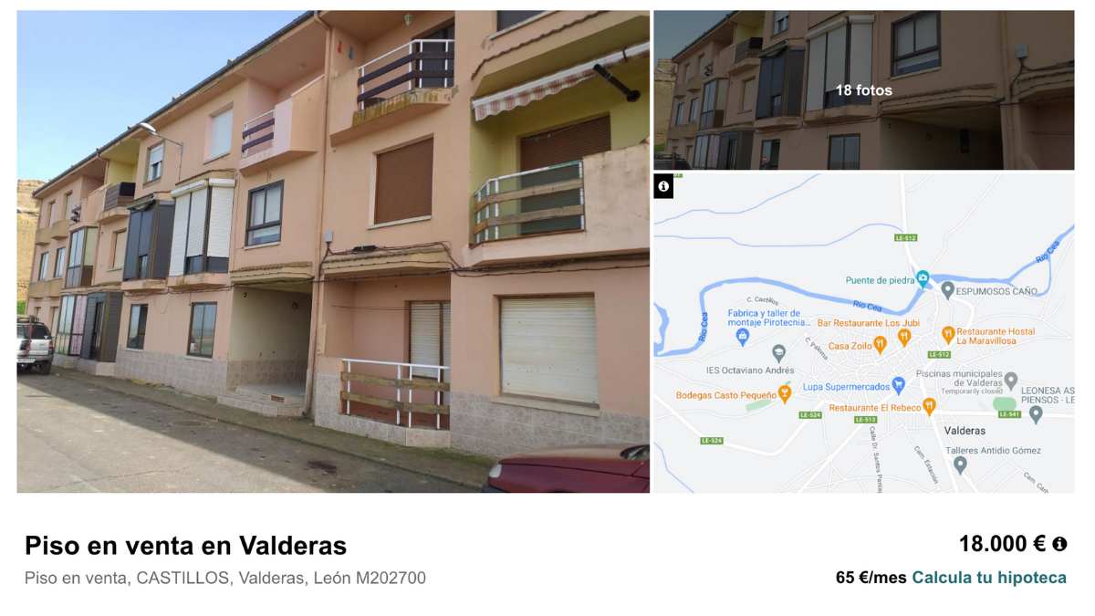 piso a la venta de Solvia en Valderas