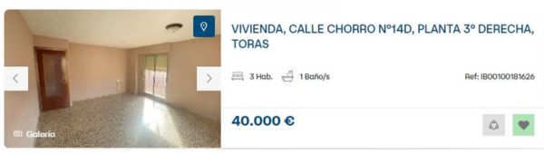 Piso en venta en Torás