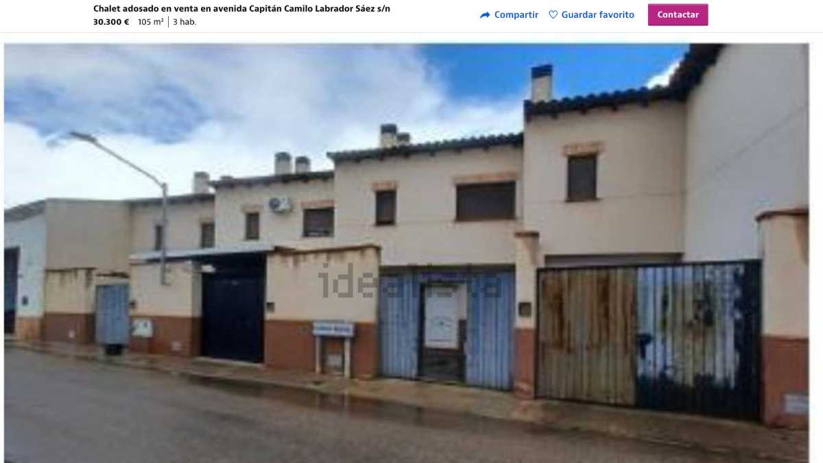 Chalet a la venta de Unicaja por 30.000 euros