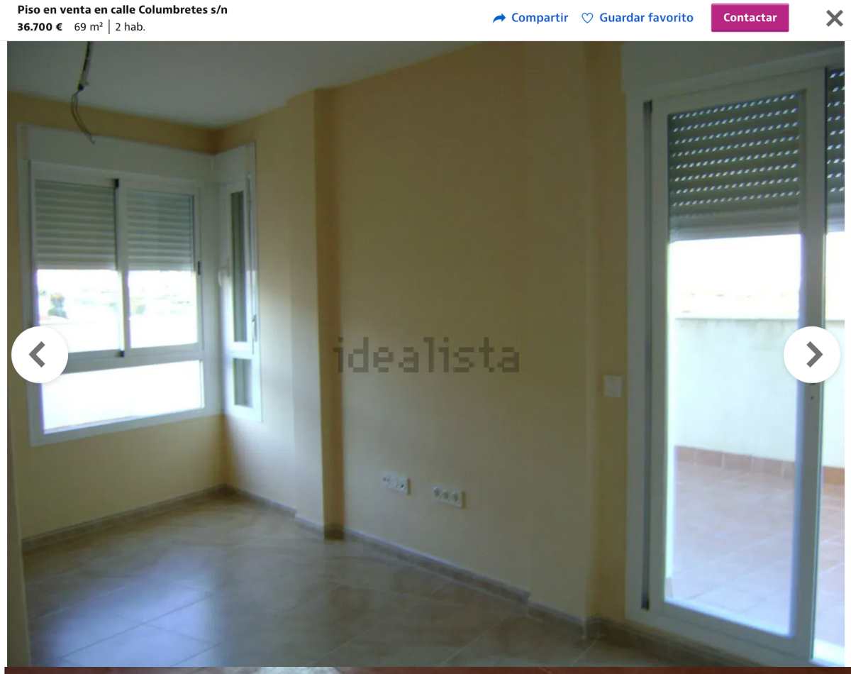 Piso en venta en El Ejido (Almería) por un precio de 36.700 euros