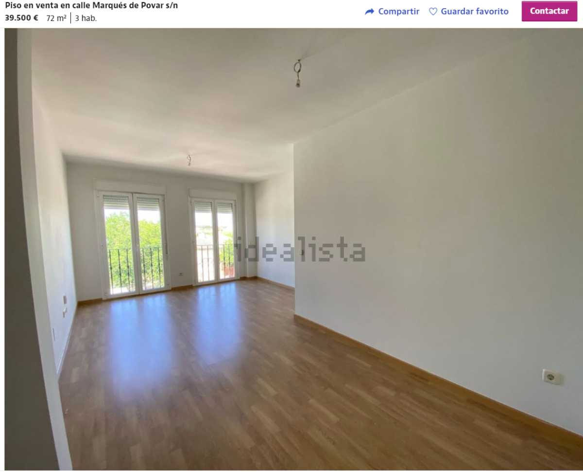 Piso en venta en Malpica de Tajo por un precio de 39.500 euros