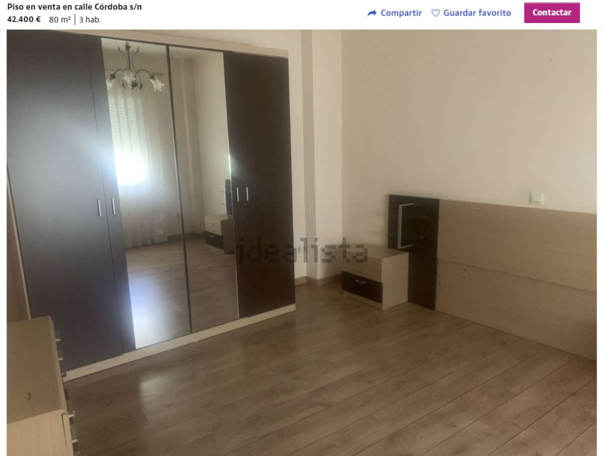 Piso en venta en Villarrubia de los ojos con un precio de 42.400 euros