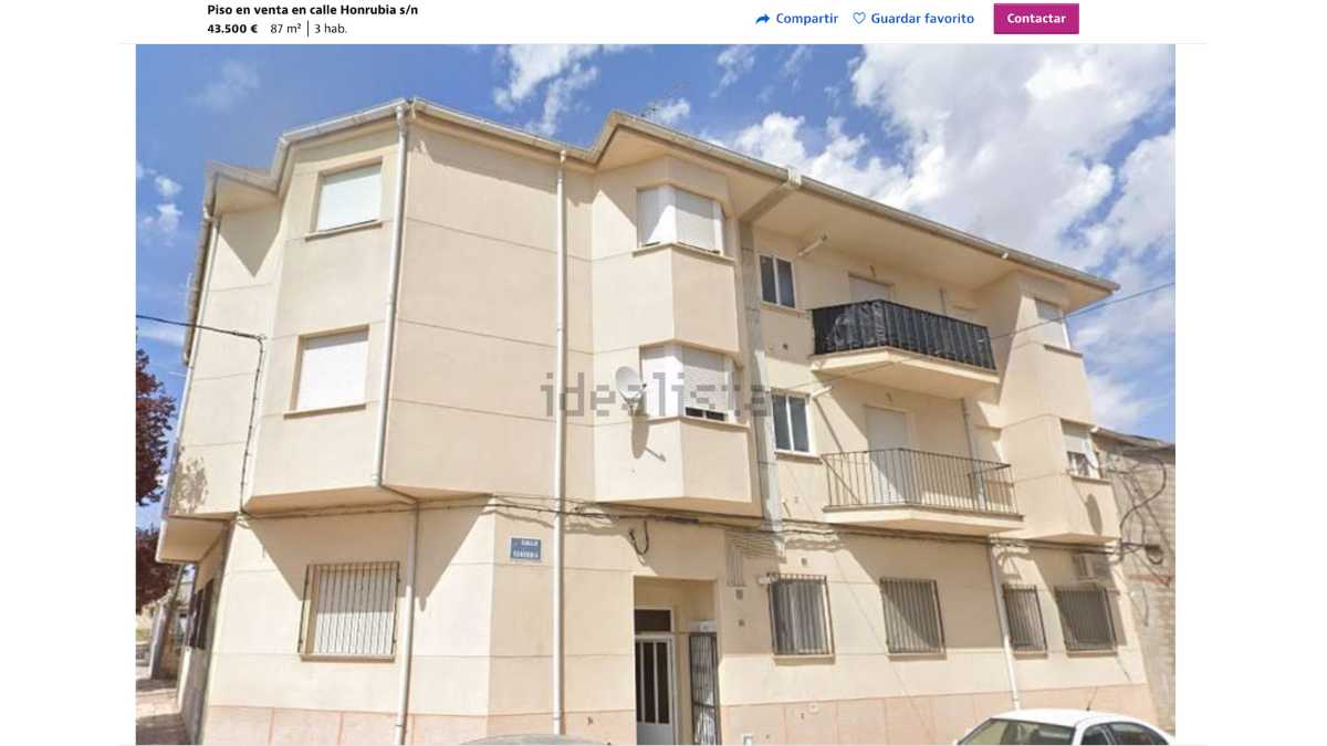 Piso en venta en La Roda por un precio de 43.500 euros