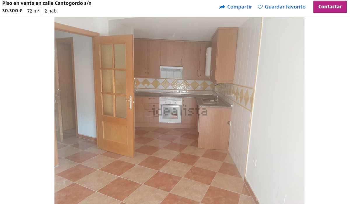 Piso en venta en Velada por un precio de 30.300 euros 