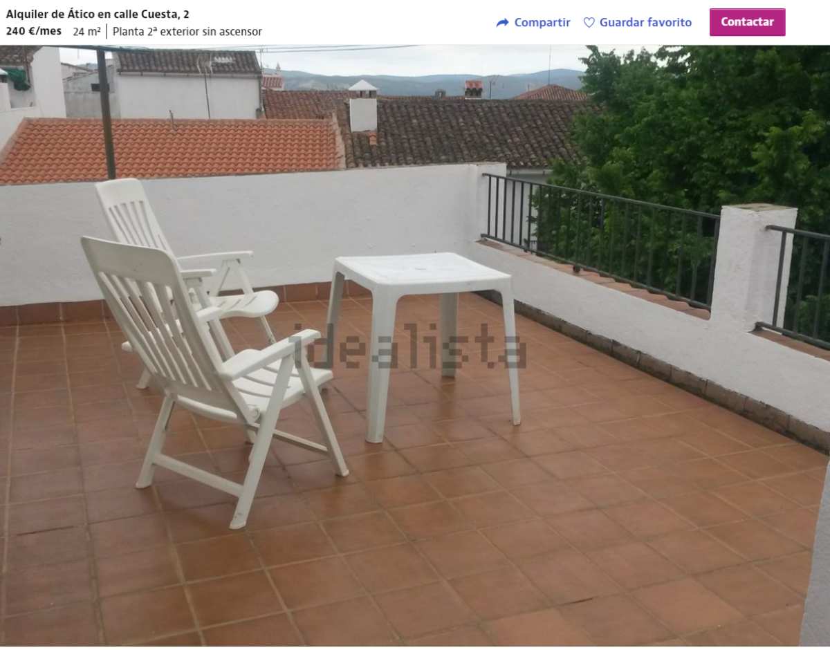 Ático en alquiler en Cortelazor (Huelva) por un precio de 240 euros