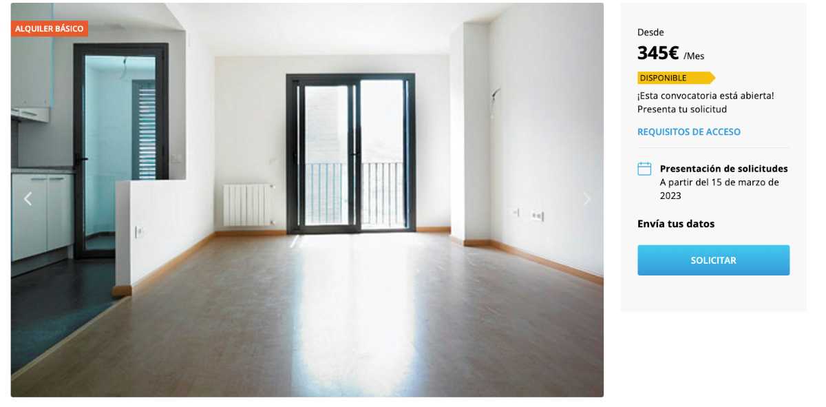Piso en alquiler en Arrasate, Guipúzcoa por 345 euros al mes