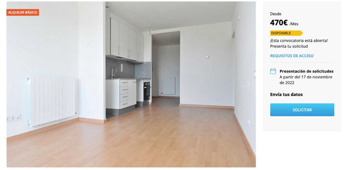 Piso en alquiler en Lleida por 470 euros