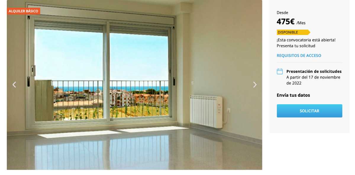 Piso en alquiler en Sitges, Barcelona, por 475 euros