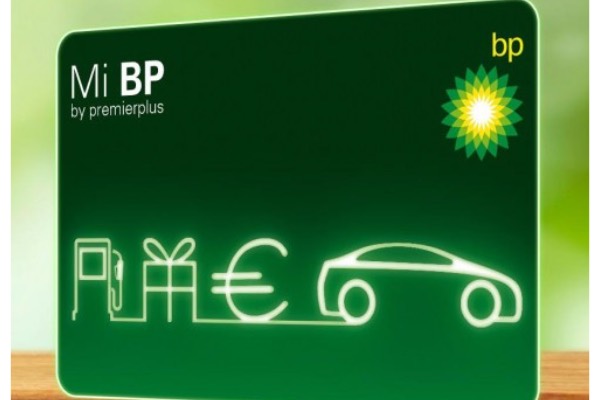 Tarjeta clientes gasolinera BP