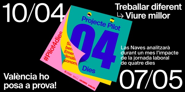 Cartel Las Naves, semana laboral 4 días